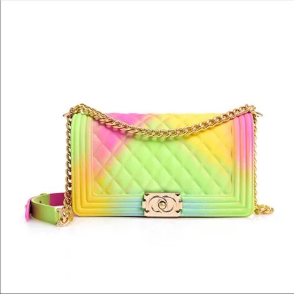Handbags - Rainbow Jelly Purse